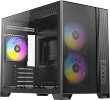 Antec Flux M Juodas (Black) Micro-ATX/Mini-ITX