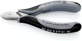Replės elektromechanikai/kirpimui Knipex 77 12 115 ESD, 115 mm
