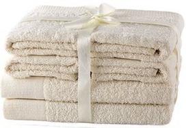 AmeliaHome Amari Towel Set Ecru 6pcs