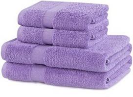DecoKing Marina Towel Set 4pcs Lilac