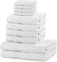 DecoKing Marina Towel Set 10pcs White