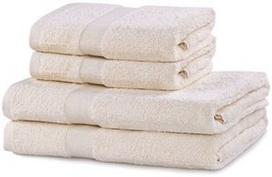 DecoKing Marina Towel Set 4pcs Ecru