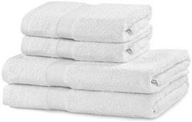 DecoKing Marina Towel Set 4pcs White