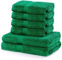 DecoKing Marina Towel Set 6pcs Green