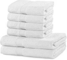 DecoKing Marina Towel Set 6pcs White