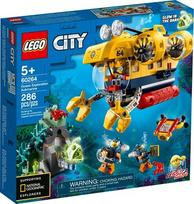 povandeninys - LEGO City Oceans Vandenyno tyrimų povandeninis laivas 60264 - 1 nuotrauka
