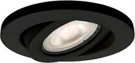 Light Prestige Lagos Ceiling Lamp 50W GU10 Movable Round Black