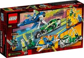 lego greitoji - LEGO Ninjago   Jay ir Lloyd greitieji lenktynių automobiliai 71709   - 2 nuotrauka