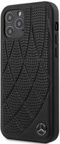 Mercedes-Benz "MEHCP12MDIQBK Leather Bow Cover iPhone 12 / 12 Pro" Black