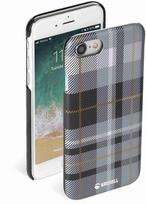 KRUSELL "Limited Back Case iPhone 8/ 7" Plaid Dark Grey