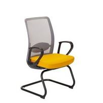 Home4you Anggun Visitor Chair Yellow/Grey