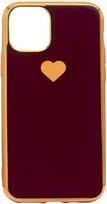 Fusion Heart Back Case For Apple iPhone 11 Pro Max Red