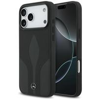 mercedes the move - Mercedes Leather The Move MagSafe Dėklas Apple iPhone 17 Pro Max - Juodas (Black) - 1 nuotrauka