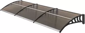 duru stogelis - Outsunny Stogelis durims/langams, 303x96x27 cm, rudas (Brown) ir juodas (Black) - 1 nuotrauka