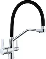 Mexen Duo, chromuotas/juodas (Chrome/Black)