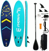 plaukimai - FunWater SUP lenta plaukimui SUPFW71A 3,5m (tamsiai mėlynas) - 1 nuotrauka