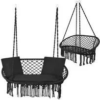 varna - Gardlov Dviguba Sūpynė Gandro Lizdas, Juoda (Black) - 1 nuotrauka