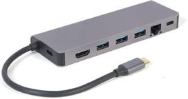 sd card reader usb3 - GEMBIRD I/O ADAPTER USB-C TO HDMI/USB3/5IN1 A-CM-COMBO5-05 - 2 nuotrauka