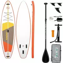 pripuciamas - FunWater SUP irklentė SUPFW69B 3,35m (oranžinė-balta) - 1 nuotrauka