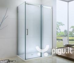 duso kabinos be padeklo 80 100 - Dušo kabina Mexen Omega, 8 mm, 100x70,80,90,100 - 1 nuotrauka