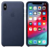 Apple "iPhone XS Max Leather Case MRWU2ZM/ A" Midnight Blue