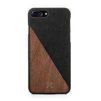 Woodcessories "EcoSplit Wooden Leather iPhone 7 Plus/ 8 Plus" Walnut/ Black