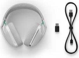 belaides zaidimams ausines - Logitech G321 Gaming White (Baltos) - 2 nuotrauka