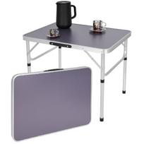 Lauko stalas Enero Camp, pilkas (Grey), 75 cm x 55 cm x 25-59 cm