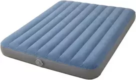 akumuliatorine pompa - Intex Pripučiamas čiužinys-lova Double 64189, mėlyna/pilka (Blue/Grey), 203 x 152 x 25 cm - 1 nuotrauka