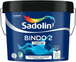 Dažai Sadolin Bindo 2, balti (White), 2.5 l