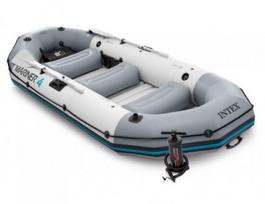 pripuciama valtis 4 - Pripučiama valtis Intex Mariner 4 Boat Set - 1 nuotrauka