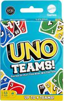 stalo zaidimas uno kortos - MATTEL GAMES UNO kortos Teams, HXT58 - 1 nuotrauka