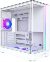 micro atx case - Montech KING 45 PRO Baltas (White) - 1 nuotrauka