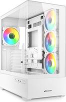 rgb korpuso - Sharkoon AK6 RGB, Balta (White) - 1 nuotrauka