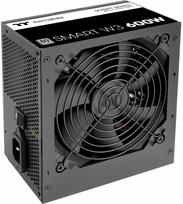 600w psu - Thermaltake Smart W3 600W Juodas (Black) - 1 nuotrauka