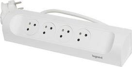 ilgintuva su rite - Legrand 049404 Kampinis ilgintuvas 4x2P+Z 1m Baltas (White) - 1 nuotrauka