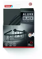 kampines duso lentynos - Kampinė dušo lentyna Tesa ALUXX40505, juoda (Black) - 1 nuotrauka