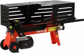 malku skaldykle 7t - Yato YT-79951, 2300W, 7 t, horizontalus hidraulinis malkų skaldytuvas - 1 nuotrauka