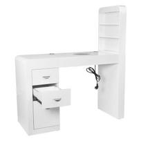 kosmetinis stalas baltas - ActivEshop Manikiūro stalas 310 Right, Baltas (White) - 1 nuotrauka