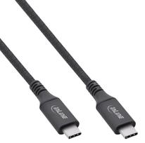 InLine USB4 35901A USB-C į USB-C kabelis 1m Juodas (Black)