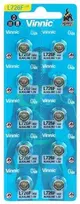 Vinnic AG2 Šarminė baterija LR726/396 1.5V 10 vnt.
