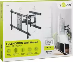 senukai televizoriai - Goobay Pro FULLMOTION XL Televizoriaus sieninis laikiklis 43-100", Juodas (Black) - 1 nuotrauka