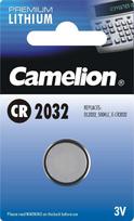 cr2032 - Camelion Lithium Button Celles CR2032 3V 1 vnt. - 1 nuotrauka