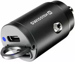 car charger pd - Swissten Nano PD Universal Car Charger 2x USB-C 45W - 1 nuotrauka