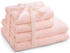 Rankšluostis AmeliaHome Amari 23876 Pink, 70x140 cm, 4 vnt.