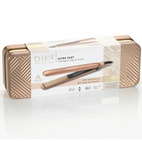 plauku tiesintuvas - Diva Pro Styling Ultra Fast Intelligent Digital Styler, Rožinė (Rose Gold) - 1 nuotrauka