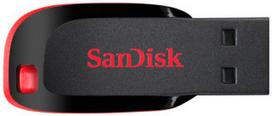 usb 16gb - SanDisk Cruzer Blade 16GB Black (Juodas) - 12 nuotrauka