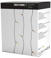 DecoKing LED Light Curtains Warm White 3x3m
