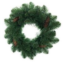DecoKing Pola Pine Christmas Wreath 50cm Pine Cone