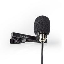 mikrofonas 3 5mm - Nedis MICCJ105BK Prisegamas mikrofonas Juoda (Black) - 1 nuotrauka